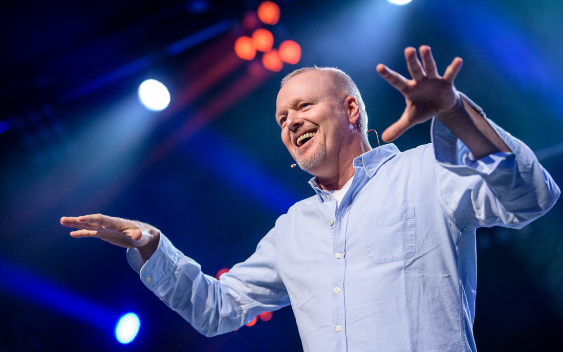 München, 26.09.2017: Stefan Raab auf der Bits & Pretzels. ©dpa